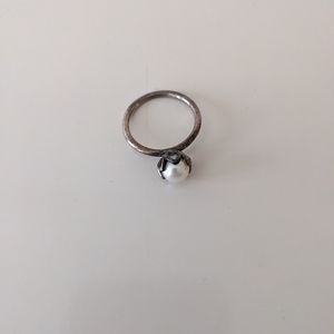 Pandora White Pearl Ring